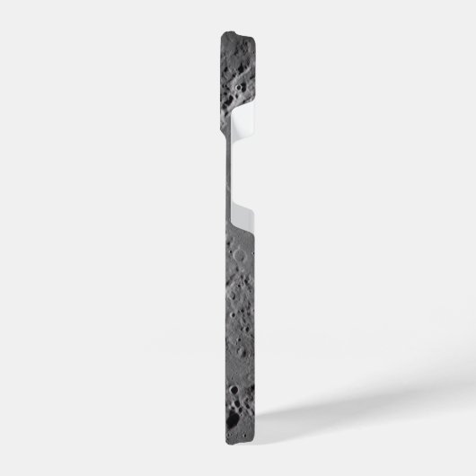 Artemis II Lunar Craters iPhoneケース (左側面)