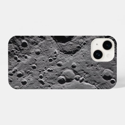 Artemis II Lunar Craters iPhoneケース (裏面横)