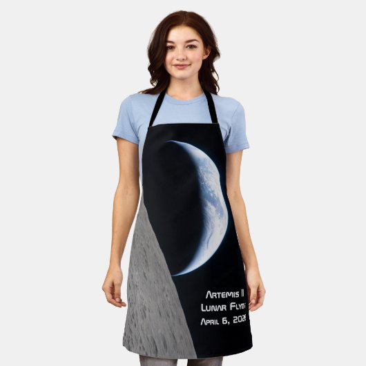 Artemis II Lunar Flyby エプロン (着用した状態)
