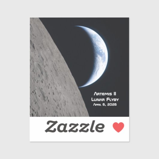 Artemis II Lunar Flyby シール (シート)