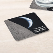 Artemis II Lunar Flyby スクエアペーパーコースター (アングル)