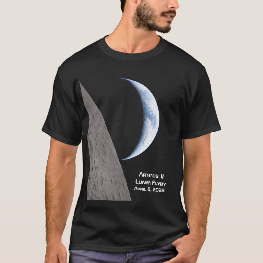 Artemis II Lunar Flyby Tシャツ (正面)