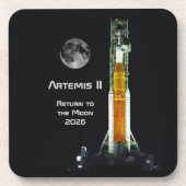 Artemis II Moon Mission コースター (正面)