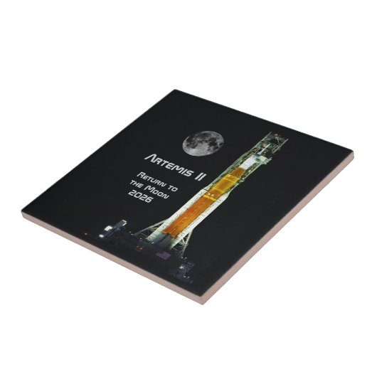 Artemis II Moon Mission タイル (側面)