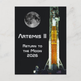Artemis II Moon Mission ポストカード