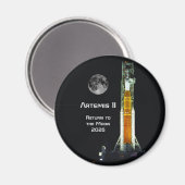Artemis II Moon Mission マグネット (正面/裏面)