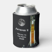 Artemis II Moon Mission 缶クーラー (缶正面)