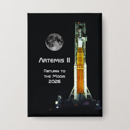 Artemis II Moon Mission 缶バッジ