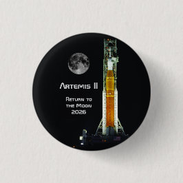 Artemis II Moon Mission 缶バッジ