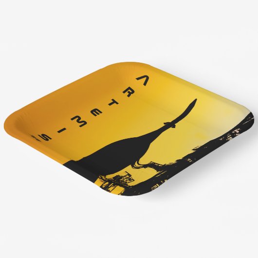 Artemis II to Launch Pad ペーパープレート (傾斜あり)