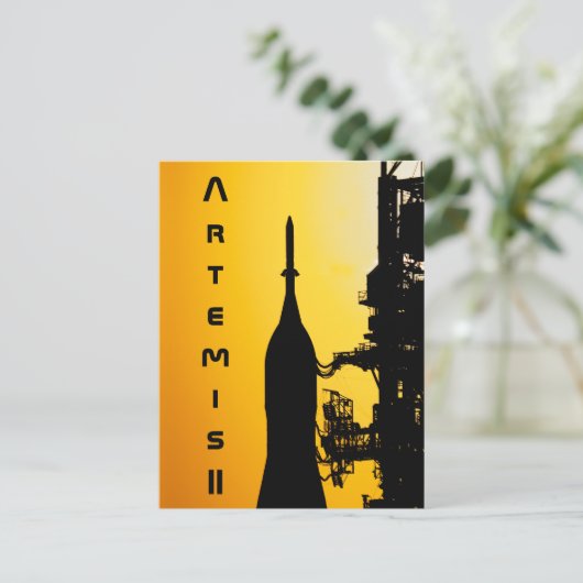 Artemis II to Launch Pad ポストカード (スタンド正面)