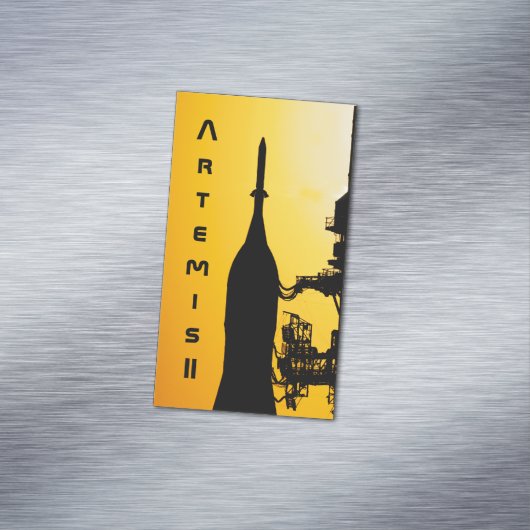 Artemis II to Launch Pad マグネット名刺 (インサイチュ)