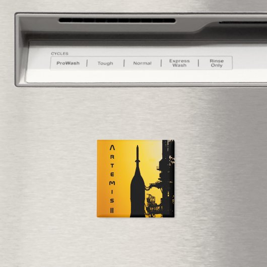 Artemis II to Launch Pad マグネット (インサイチュ (食洗機))