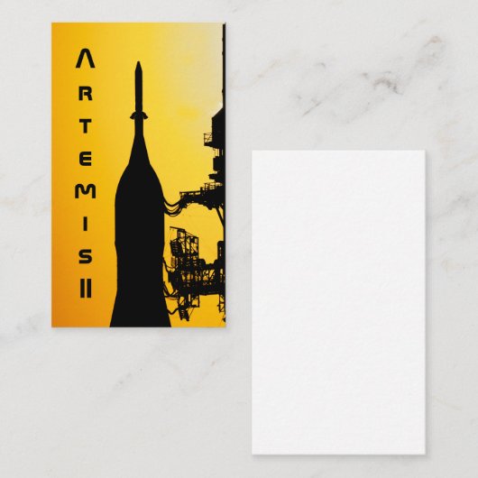 Artemis II to Launch Pad 名刺 (正面/裏面)
