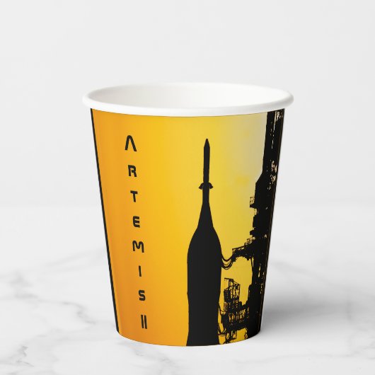 Artemis II to Launch Pad 紙コップ (裏面)