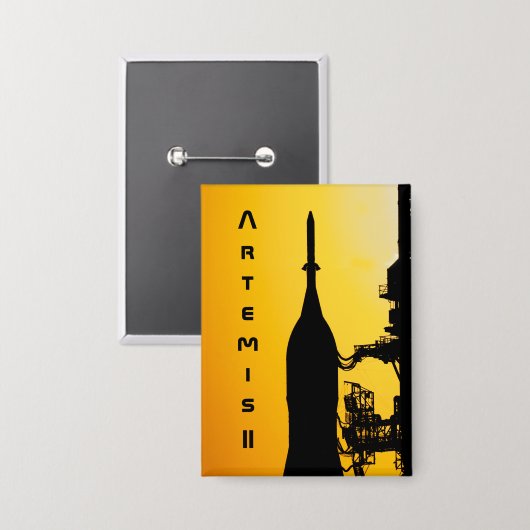 Artemis II to Launch Pad 缶バッジ (正面/裏面)