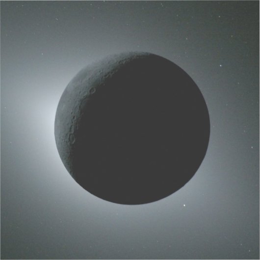 Artemis II Total Solar Eclipse シール (正面)