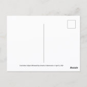 Artemis II Total Solar Eclipse ポストカード (裏面)