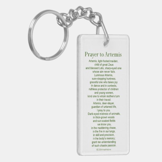 Artemis Keychain キーホルダー (正面左)