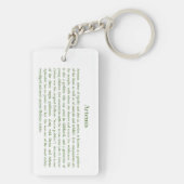 Artemis Keychain キーホルダー (裏面)