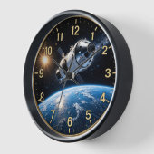 Artemis Lunar Mission Clock 壁時計 (傾斜)