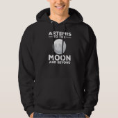 Artemis Quote Rocket Launch Mission To The Moon A パーカ (正面)