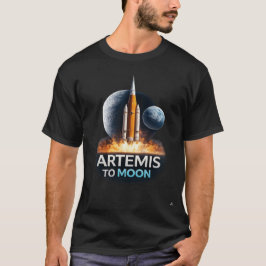 Artemis to Moon Tシャツ