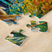 Artemis with Deer and Bow in a Starry Forest Night ジグソーパズル (側面)