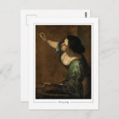 Artemisia Gentileschi #18 -ファインアート ポストカード (正面/裏面)