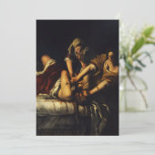 Artemisia Gentileschi - Judith Beheading Holoferne 招待状 (スタンド正面)