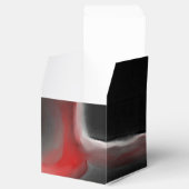 Arterial Motif:抽象芸術ブラック、ホワイト、レッド フェイバーボックス (オープン)