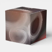 Arterial Motif:抽象芸術ブラック、ホワイト、レッド フェイバーボックス (裏面サイド)