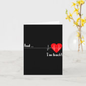 Artery Open, Heart Diseases Surgery Heartbeat  カード (黄色い花)