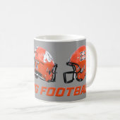 Artesia Bulldogs Football Helmet コーヒーマグカップ (正面右)