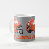 Artesia Bulldogs Football Helmet コーヒーマグカップ (正面左)