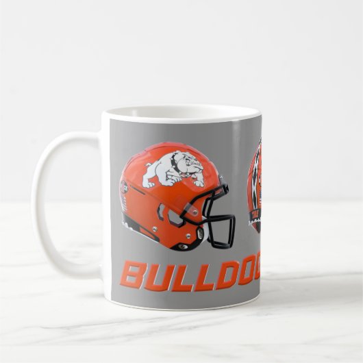Artesia Bulldogs Football Helmet コーヒーマグカップ (左)