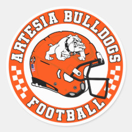 Artesia Bulldogs Football Roundel ラウンドシール