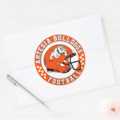 Artesia Bulldogs Football Roundel ラウンドシール (封筒)
