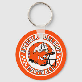 Artesia Bulldogs Football Roundel Keychain キーホルダー