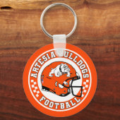 Artesia Bulldogs Football Roundel Keychain キーホルダー (裏面)