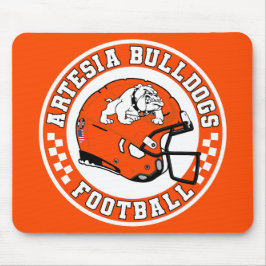 Artesia Bulldogs Helmet Roundel Mouse Pad マウスパッド