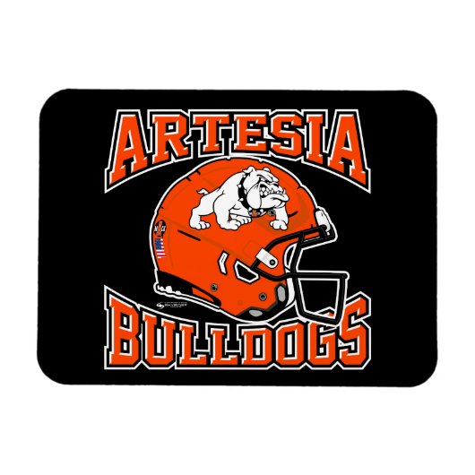 Artesia Bulldogs Heritage マグネット (横)