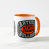 Artesia Bulldogs "State Champs" マグカップ (正面右)