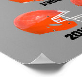 Artesia Bulldogs State Champs Helmet Poster ポスター (角)