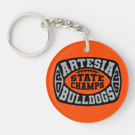 Artesia Bulldogs "State Champs" Keychain キーホルダー