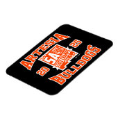 Artesia Bulldogs State Champs Logo Flexible Magnet マグネット (左側)
