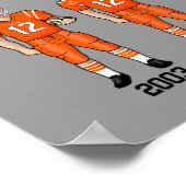 Artesia Bulldogs State Champs Uniform Poster ポスター (角)