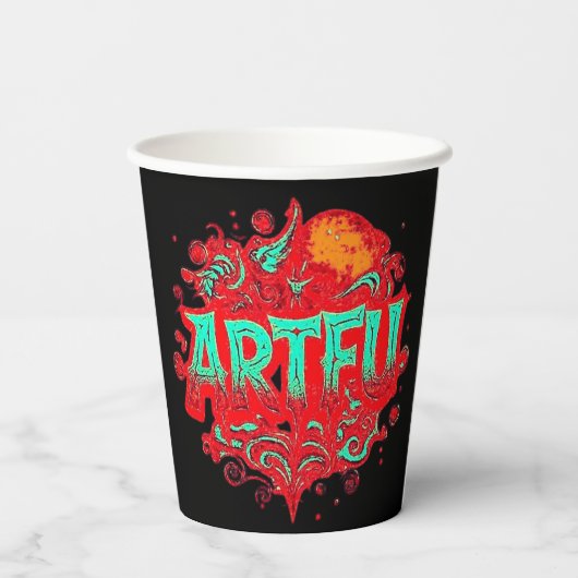 ARTFU  紙コップ (裏面)