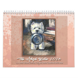 Artful Westie calendar by Deborah Borgo カレンダー
