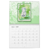 Artful Westie calendar by Deborah Borgo カレンダー (3月 2027)